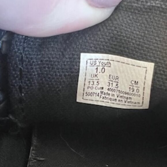 Kids Skater VANS lace up shoes size 1 - Picture 6 of 6